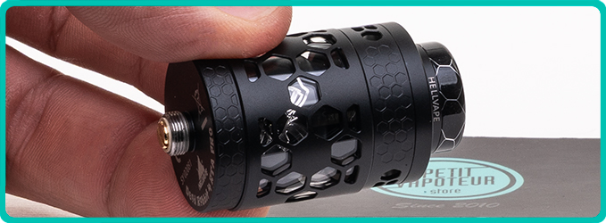Design de l'Atomiseur Dead Rabbit 4 Pro RTA Hellvape